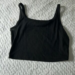 Black lounge/sleep tank top - Target - size small